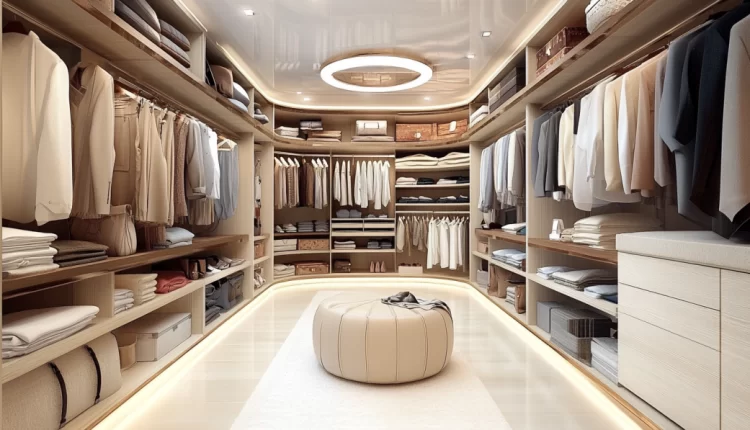 חדר ארונות יוקרתי